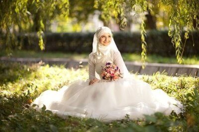 busana pengantin muslimah