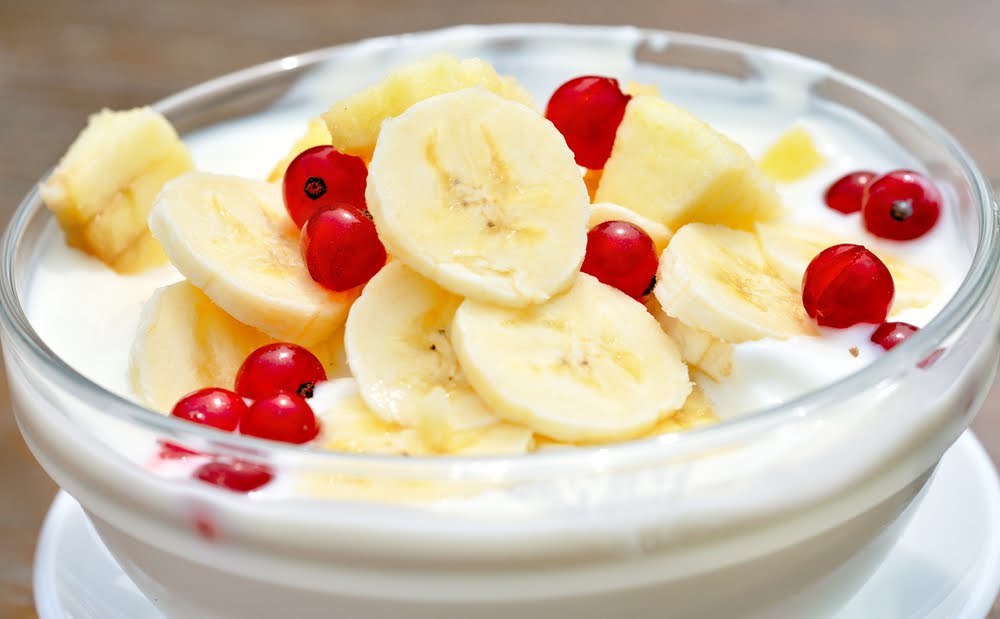 pisang dan yoghurt sangat baik untuk diet